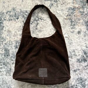 Haute Hippie Brown Leather Shoulder Bag Purse